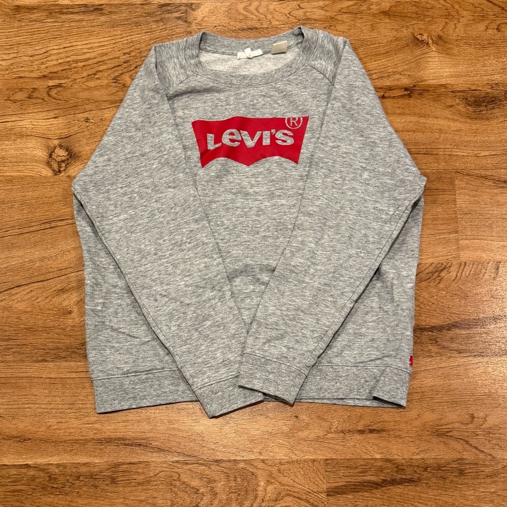 Levi's Red Logo Graphic Lightweight Crewneck Women's Sz. M